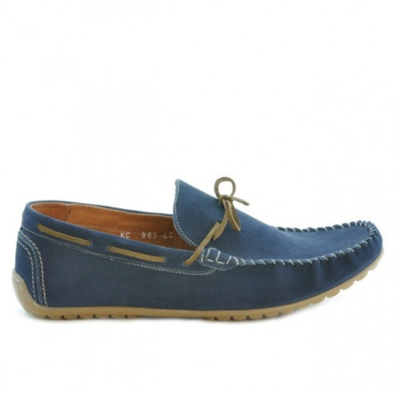 Men loafers, moccasins 863 bufo indigo