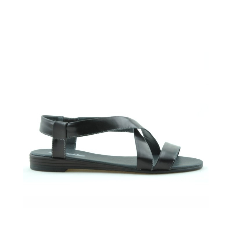 Women sandals 5010 patent black