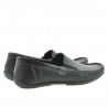 Men loafers, moccasins 777 black