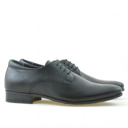 Men stylish, elegant shoes 786 black