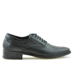 Men stylish, elegant shoes 804 black