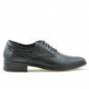 Men stylish, elegant shoes 804 black