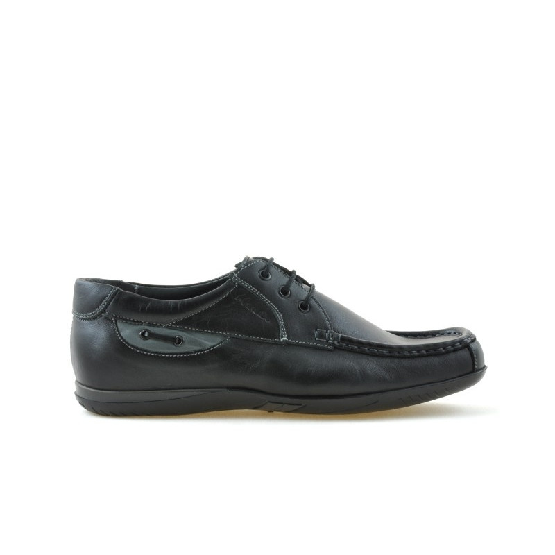 Men loafers, moccasins 718 black