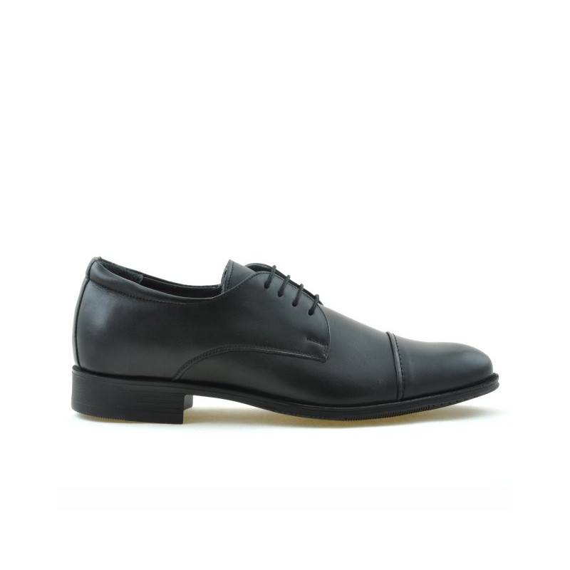 Men stylish, elegant shoes 785 black
