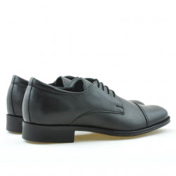 Men stylish, elegant shoes 785 black