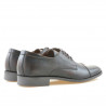 Men stylish, elegant shoes 785 a brown