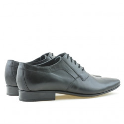 Men stylish, elegant shoes 798 black