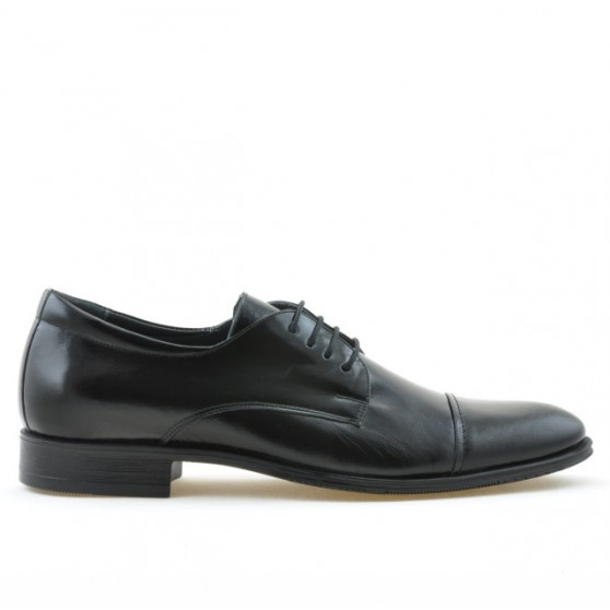 Men stylish, elegant shoes 785 patent black