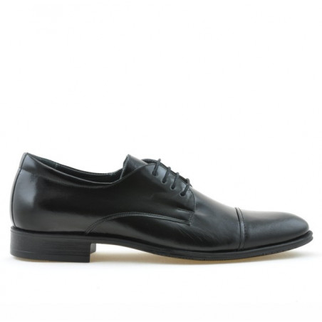 Men stylish, elegant shoes 785 patent black