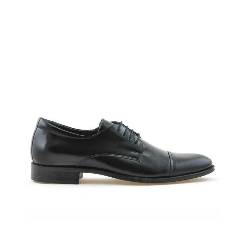 Men stylish, elegant shoes 785 patent black
