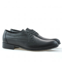 Men stylish, elegant shoes 764 black 