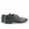 Men stylish, elegant shoes 764 black 