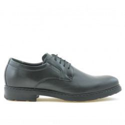Men stylish, elegant, casual shoes 755 black