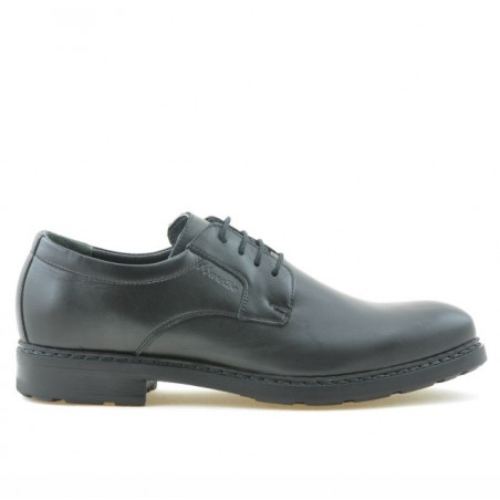 Men stylish, elegant, casual shoes 755 black