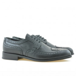 Men stylish, elegant shoes 799 black