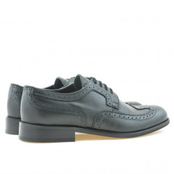 Men stylish, elegant shoes 799 black