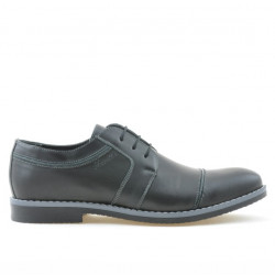 Men stylish, elegant, casual shoes 749 black