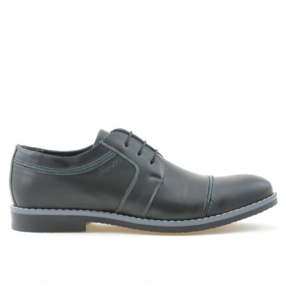 Men stylish, elegant, casual shoes 749 black