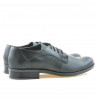 Men stylish, elegant shoes 731 black