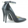 Women stylish, elegant shoes 1247 black