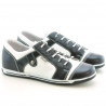Women sport shoes 143-1 black+white