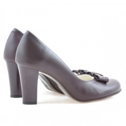 Women stylish, elegant shoes 1245 bordo