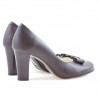 Women stylish, elegant shoes 1245 bordo