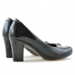 Women stylish, elegant, casual shoes 643 patent black 