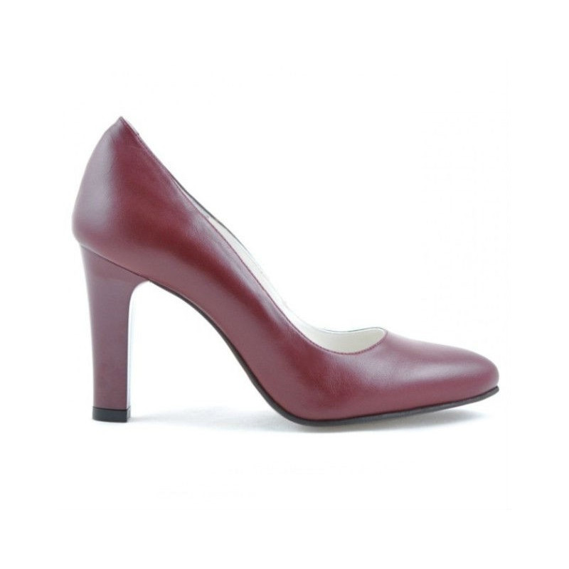 Women stylish, elegant shoes 1243 grena
