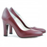 Women stylish, elegant shoes 1243 grena