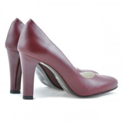 Women stylish, elegant shoes 1243 grena