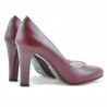 Women stylish, elegant shoes 1243 grena