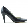 Women stylish, elegant shoes 1234 patent indigo