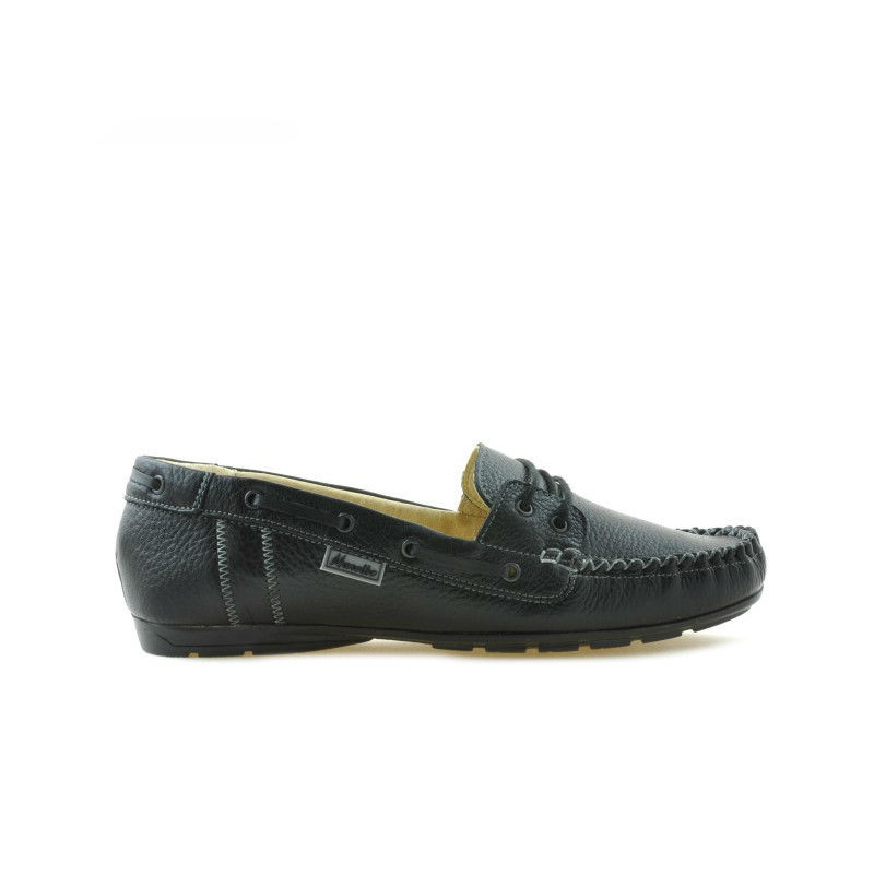 Women loafers, moccasins 620 black