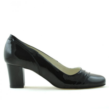 Women stylish, elegant shoes 1217 patent black