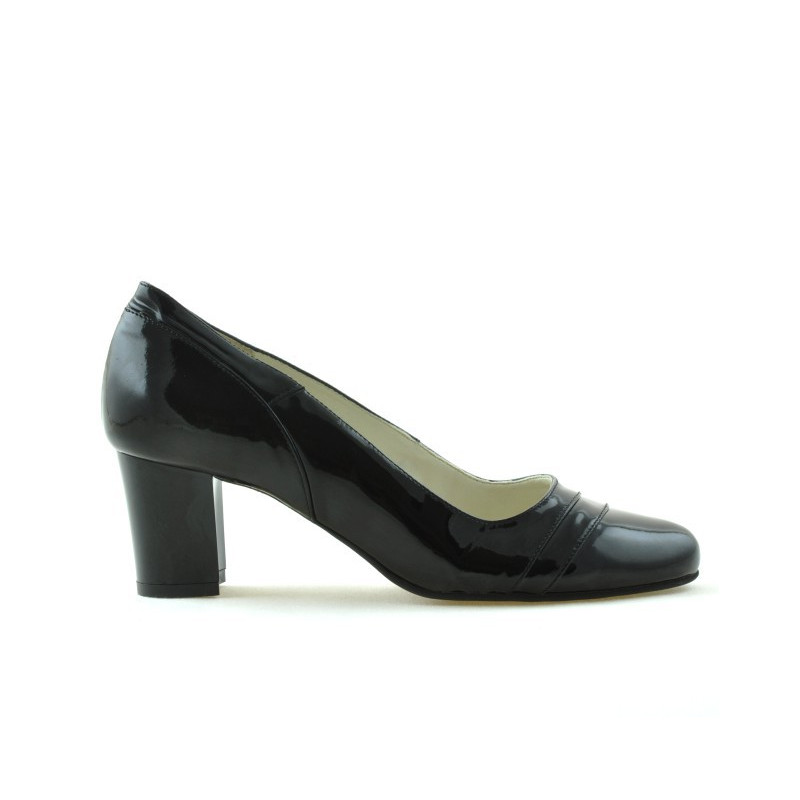Women stylish, elegant shoes 1217 patent black