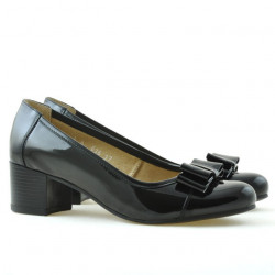 Women stylish, elegant, casual shoes 636 patent black