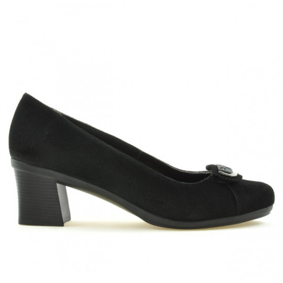 Women stylish, elegant, casual shoes 628 black velour