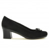 Women stylish, elegant, casual shoes 628 black velour