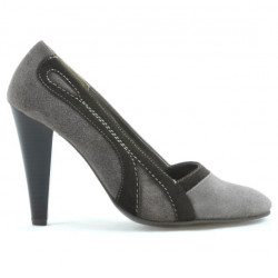 Women stylish, elegant shoes 1208 sand antilopa combined