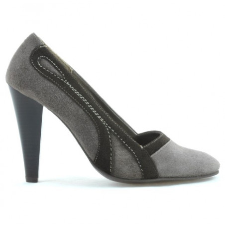 Women stylish, elegant shoes 1208 sand antilopa combined