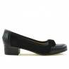 Women stylish, elegant, casual shoes 650 patent black combined