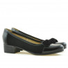 Women stylish, elegant, casual shoes 650 patent black combined