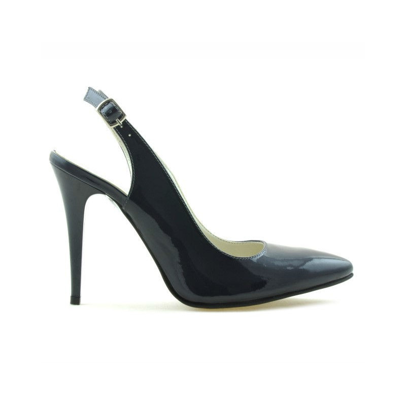 Women sandals 1235 patent indigo