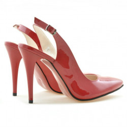 Women sandals 1235 patent red