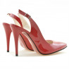 Women sandals 1235 patent red