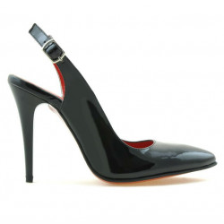 Women sandals 1235 patent black