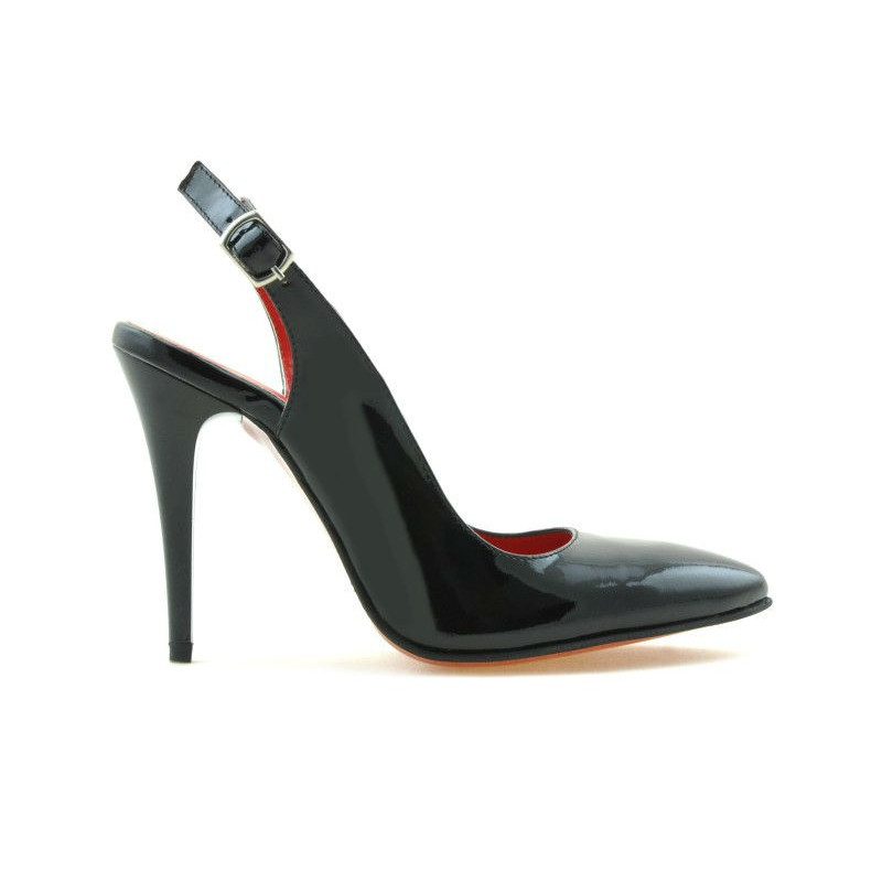 Women sandals 1235 patent black