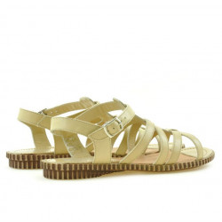Women sandals 595 beige 1