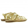 Women sandals 595 beige 1